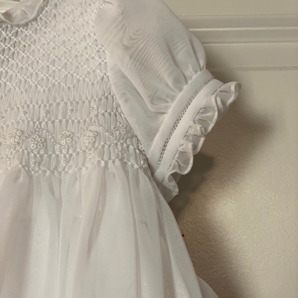 Christening/Baptism/Wedding Gown, beads embroidery - Picture 3 of 7